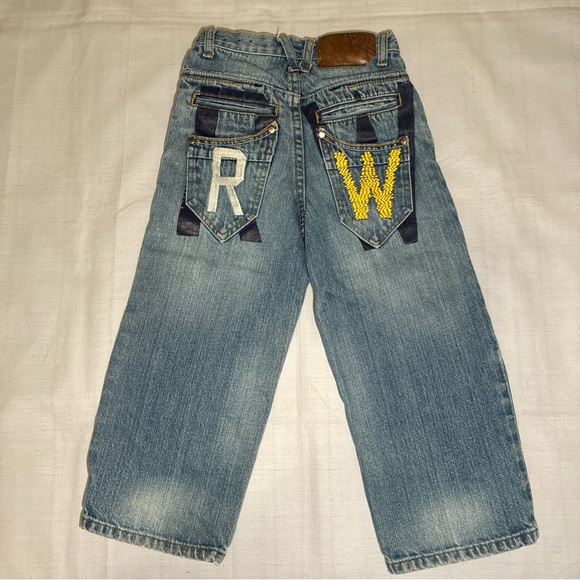 Vintage Y2K Rocawear Denim Jeans Loose Baggy/Hip-Hop/Boy Size 5 - Picture 1 of 7